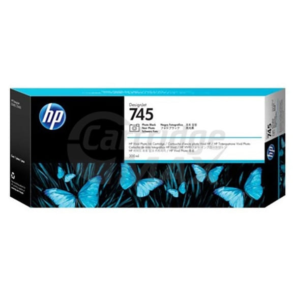 HP 745 Original Photo Black 300ML Ink Cartridge F9K04A