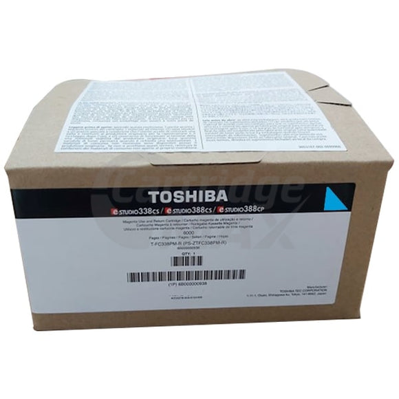 Original Toshiba e-Studio 338CS, 388CS, 388CP Cyan Toner Cartridge TFC338PCR