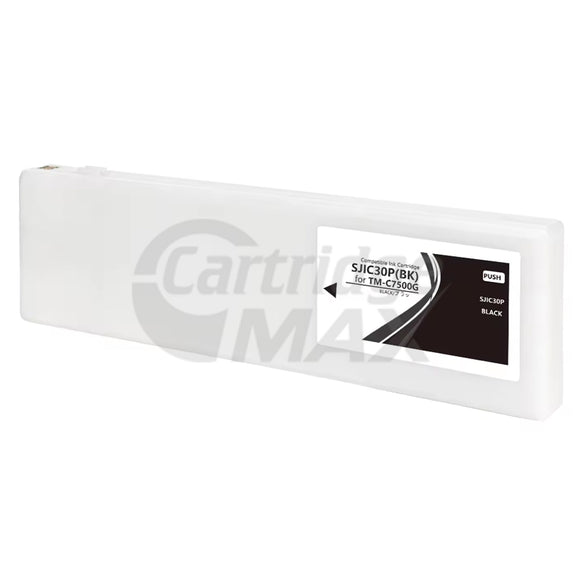 Generic Epson SJIC30P(K) Black Ink Cartridge C33S020635 for TM-C7500G