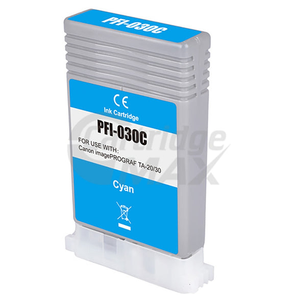 Generic Canon PFI-030C Cyan Ink Tank 55ml