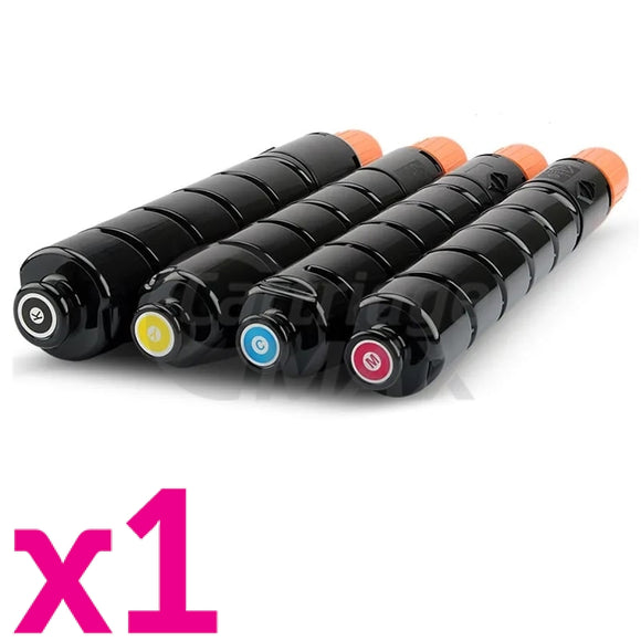 4 Pack Canon TG-72 Generic Toner Cartridges Combo [1BK,1C,1M,1Y]