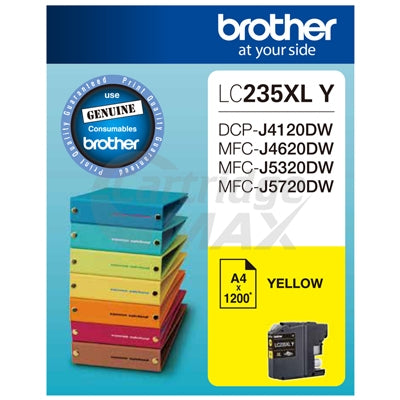 Original Brother LC-235XLY High Yield Yellow Ink Cartridge