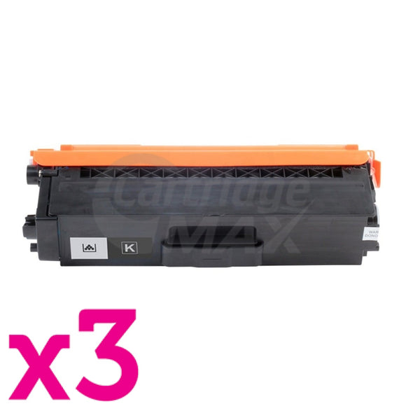 3 x Generic Brother TN-349BK Black Toner Cartridge