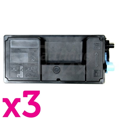 3 x Compatible TK-3134 Black Toner Kit For Kyocera FS-4200DN, FS-4300DN