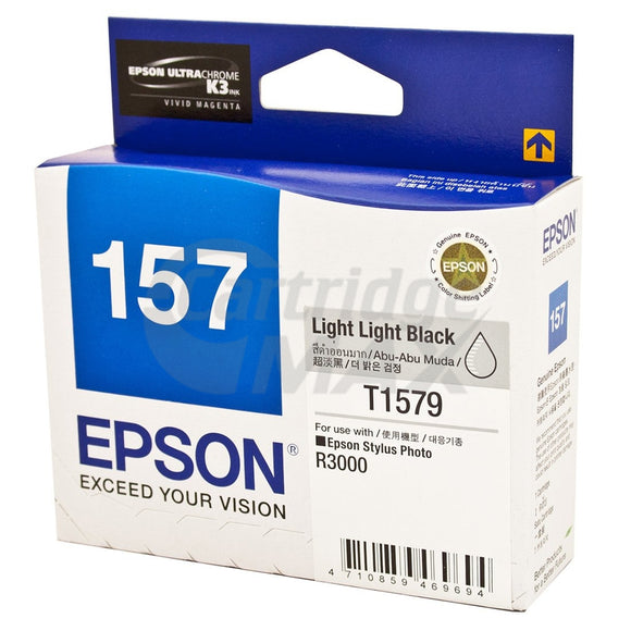 Epson 157 T1579 Light Light Black Original Ink Cartridge [C13T157990]