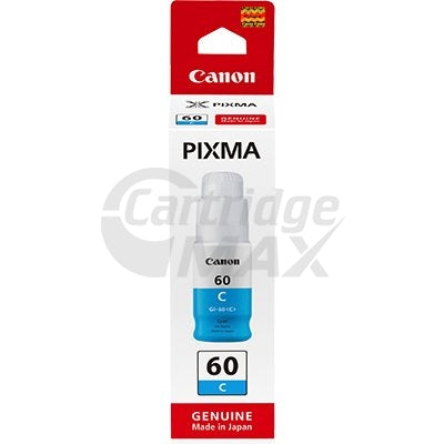 Original Canon GI60C Cyan Ink Bottle
