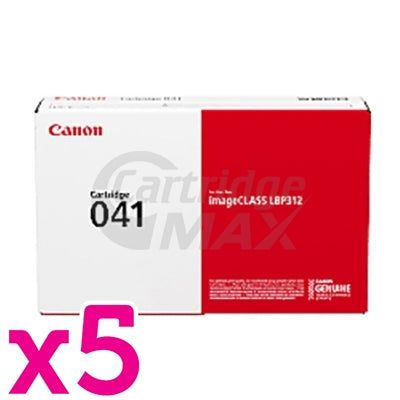 5 x Original Canon CART-041 Black Toner