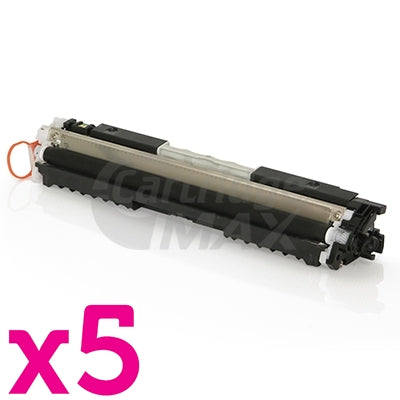 5 x HP CF350A (130A) Generic Black Toner Cartridge - 1,300 Pages