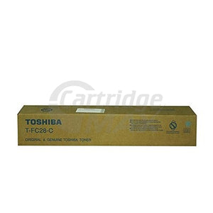 Original Toshiba e-Studio 2330C, 2820C, 3520C, 4520C Cyan Toner Cartridge TFC28C
