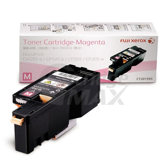 Original Fuji Xerox DocuPrint CP105 CP205 CM205 CM215 CP215 Magenta Toner Cartridge (CT201593)