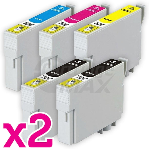 10 Pack Generic Epson T0561-T0564 series [4BK,2C,2M,2Y]