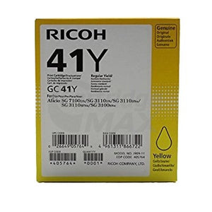 Ricoh SG-3110DNW SG-7100DN Original GC41Y Yellow Ink Cartridge [405764]