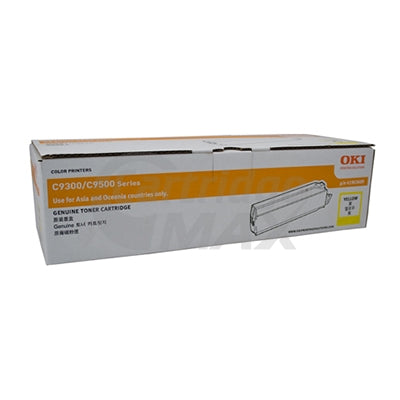 OKI Original C9300/C9500 Yellow Toner Cartridge - 15,000 pages (41963609)