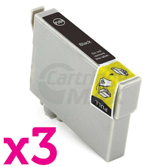 3 x Generic Epson T0751 Black Ink Cartridge