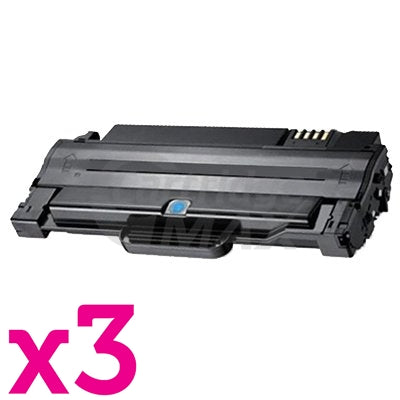 3 x Generic Samsung ML-1915/2520/2525/2540/2540/2545/2580N/SCX-4623F (MLT-D105L 105L) Black Toner Cartridge SU768A