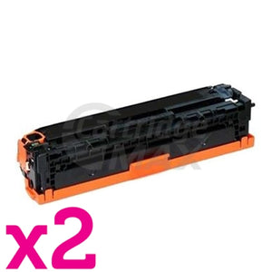 2 x HP CE340A (651A) Generic Black Toner Cartridge  - 13,500 Pages
