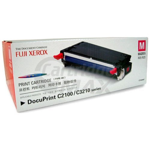 Fuji Xerox DocuPrint C2100 / C3210DX Original Magenta Toner Cartridge - 6,000 pages (CT350487)