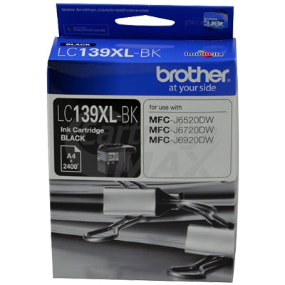 Original Brother LC-139XLBK Black Ink Cartridge