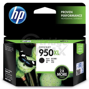 1 x HP 950XL Original Black High Yield Inkjet Cartridge CN045AA - 2,300 Pages