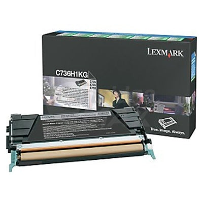 Lexmark (C736H1KG) Original C736 / X736 / X738 Black High Yield Toner Cartridge