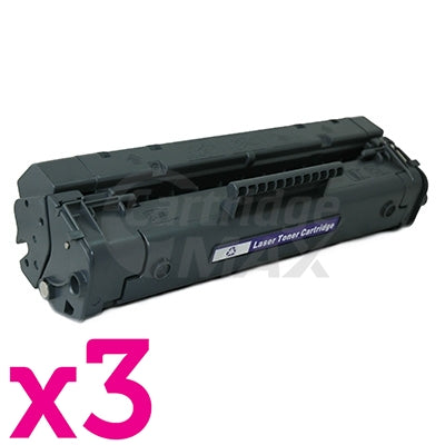 3 x HP C4092A (92A) Generic Black Toner Cartridge - 2,500 Pages