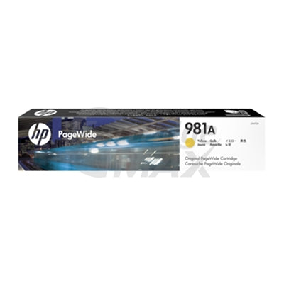 HP 981A Original Yellow Inkjet Cartridge J3M70A - 6,000 Pages