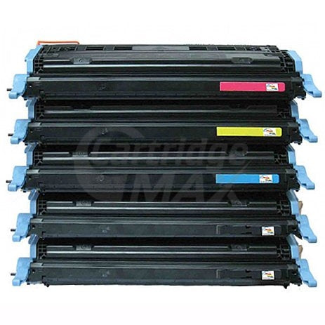 5 Pack HP C9720A-C9723A (641A) Generic Toner Cartridges [2BK,1C,1M,1Y]