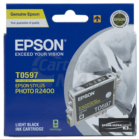 Epson Original T0597 Light Black Ink Cartridge - 450 pages [C13T059790]