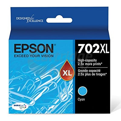 Epson 702XL (C13T345292) Original Cyan High Yield Inkjet Cartridge