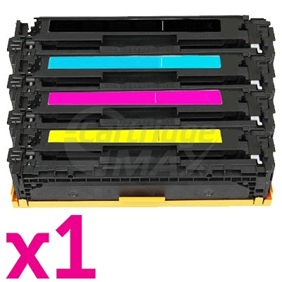 4 Pack HP CF400X-CF403X (201X) Generic Toner Cartridges [1BK,1C,1M,1Y]
