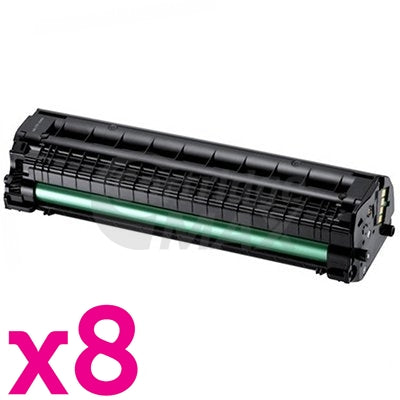 8 x Generic Samsung ML1660 ML1665 ML1860 ML1865W Toner Cartridge SU748A - 1,500 pages (MLT-D104S 104)