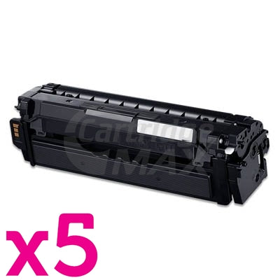 5 x Generic Samsung SLC2620 SLC2670 SLC2680 Black Toner Cartridge SU169A CLT-K505L - 6,000 pages [CLTK505L K505]