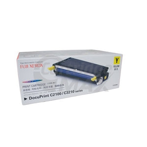 Fuji Xerox DocuPrint C2100 / C3210DX Original Yellow Toner Cartridge - 6,000 pages (CT350488)
