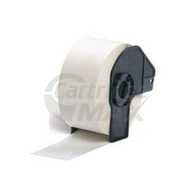 Brother DK-11208 Generic Black Text on White Die-Cut Paper Label Roll 38mm x 90mm  - 400 labels per roll