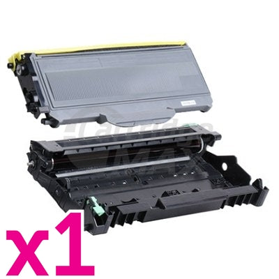 Brother Generic TN-2150 Toner Cartridge + Generic DR-2125 Drum Unit Combo
