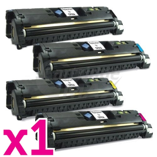 4 Pack HP C9700A-C9703A (121A) Generic Toner Cartridges [1BK,1C,1M,1Y]