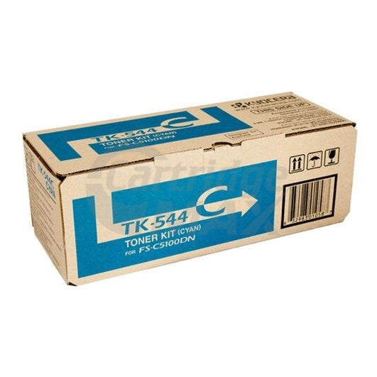 Original Kyocera TK-544C Cyan Toner Cartridge FS-C5100DN