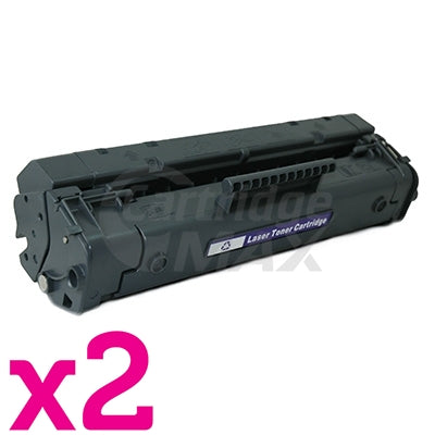 2 x HP C4092A (92A) Generic Black Toner Cartridge - 2,500 Pages