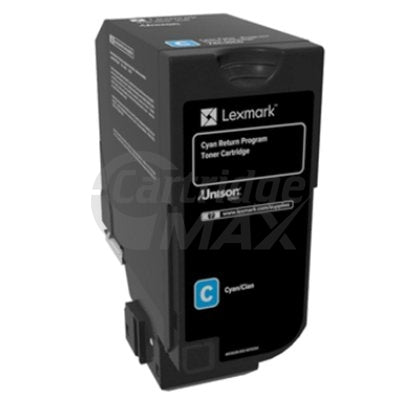 Lexmark 84C6HC0 Original CX725 Cyan High Yield Return Program Toner Cartridge