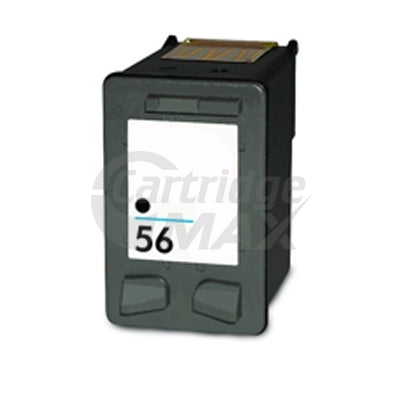 1 x HP 56 Generic Black Inkjet Cartridge C6656AA