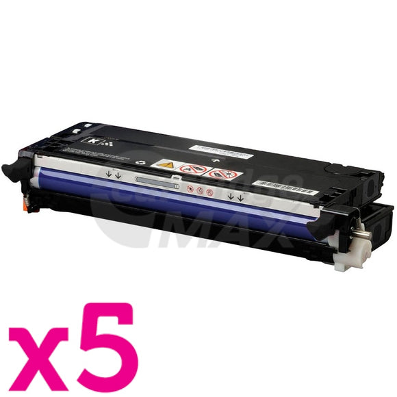 5 x Fuji Xerox DocuPrint C2100 / C3210DX Generic Black Toner Cartridge - 8,000 pages (CT350485)