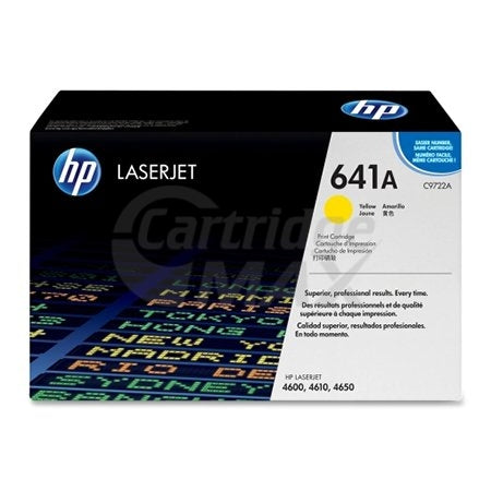 HP C9722A (641A) Original Yellow Toner Cartridge - 8,000 Pages