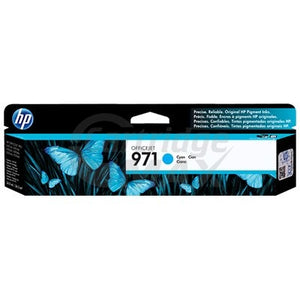 HP 971 Original Cyan Inkjet Cartridge CN622AA - 2,500 Pages