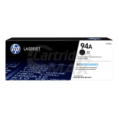 1 x HP 94A CF294A Original Black Toner Cartridge - 1,200 Pages