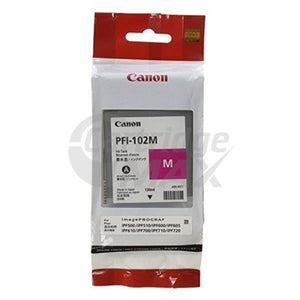 Original Canon PFI-102M Magenta Ink Cartridge