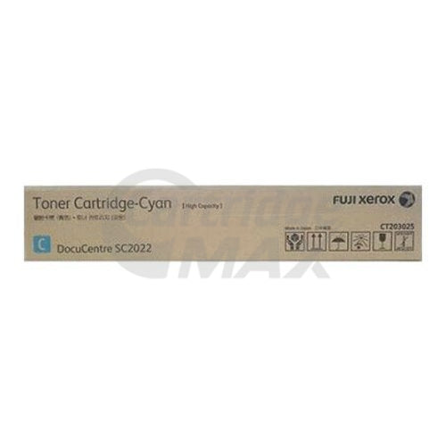 Fuji Xerox DocuCentre SC2022 Original Cyan Toner Cartridge CT203025 - 14,400 pages