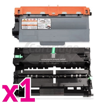 Brother Generic TN-3340 Toner Cartridge + Generic DR-3325 Drum Unit Combo