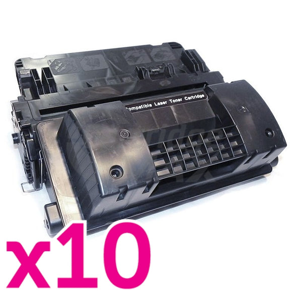 10 x HP CC364X (64X) Generic Black High Yield Toner Cartridge - 24,000 Pages