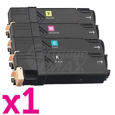 4-Pack Generic Cartridge Combo for Fuji Xerox C1110 [1BK,1C,1M,1Y]