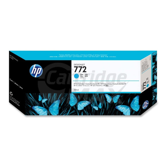 HP 772 Original Cyan 300ML Inkjet Cartridge CN636A